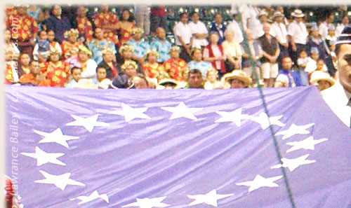 Flagraising ceremony - Cook Islands 40th Constitution Day - 4th August 2005