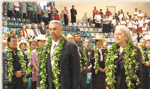 Sonny Williams and int. visitors - Cook Islands 40th Constitution Day - 4th August 2005