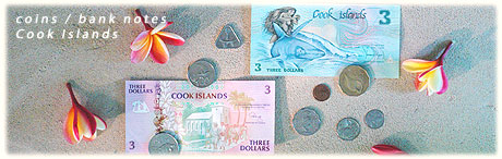 Münzen und Banknoten der CookInseln / Fotos: Lawrance Bailey