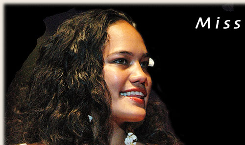 Tevae Howard from Rarotonga/ Miss tiare election 2005/06