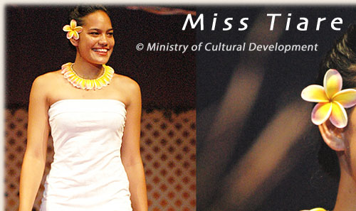 Tevae Howard from Rarotonga/ Miss tiare election 2005/06