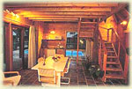 inside a lagoon villa