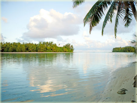calm and serene lagoon
