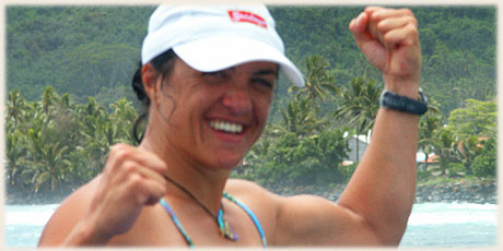 Leanne Haronga / she won the race - congratulaions ;-) Club Wahine Toa / NZ - Photo by Archi © sokalavillas.com